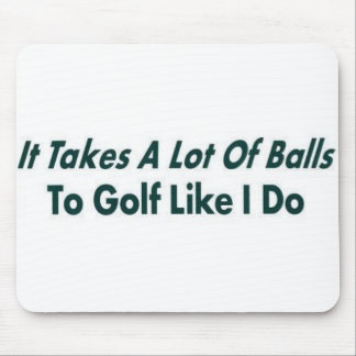 Tapis De Souris Il prend beaucoup de boules