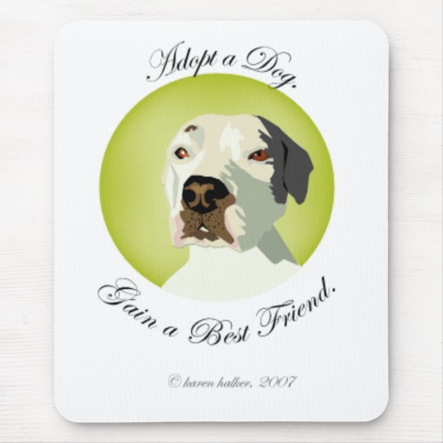 Tapis De Souris Il y a une tache sur mon Mousepad ! (Devant)