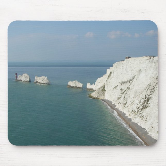 Tapis De Souris Île d'aiguilles du Wight R-U Mousepad (Devant)