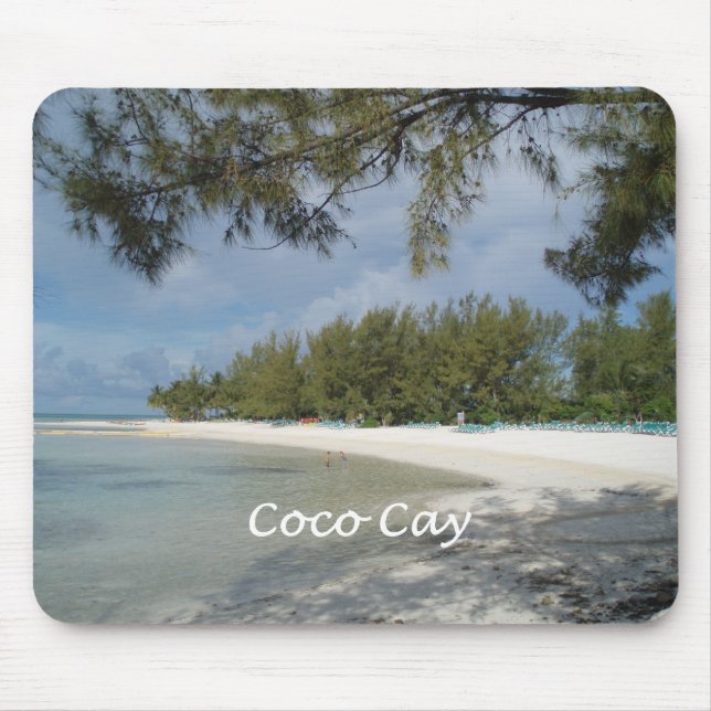 Tapis De Souris Île de banc de sable de Cocos, Bahamas (Devant)