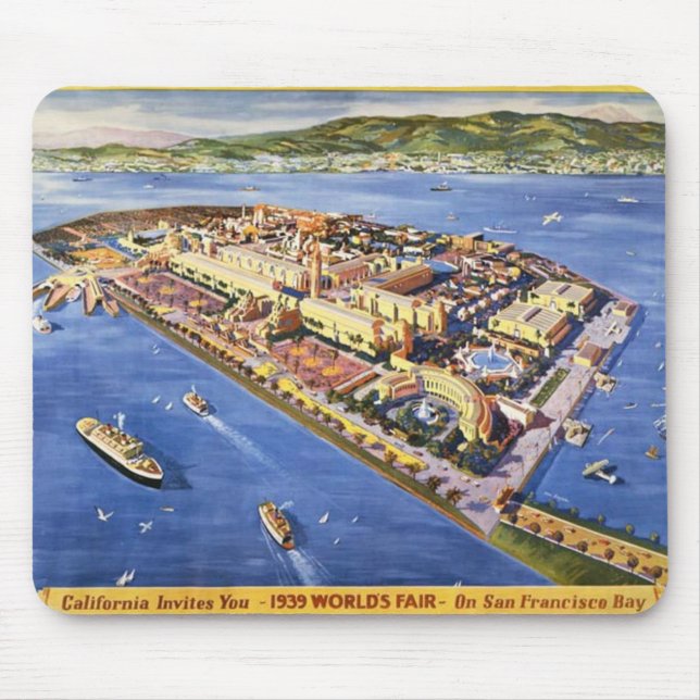 Tapis De Souris Île de trésor de San Francisco (Devant)