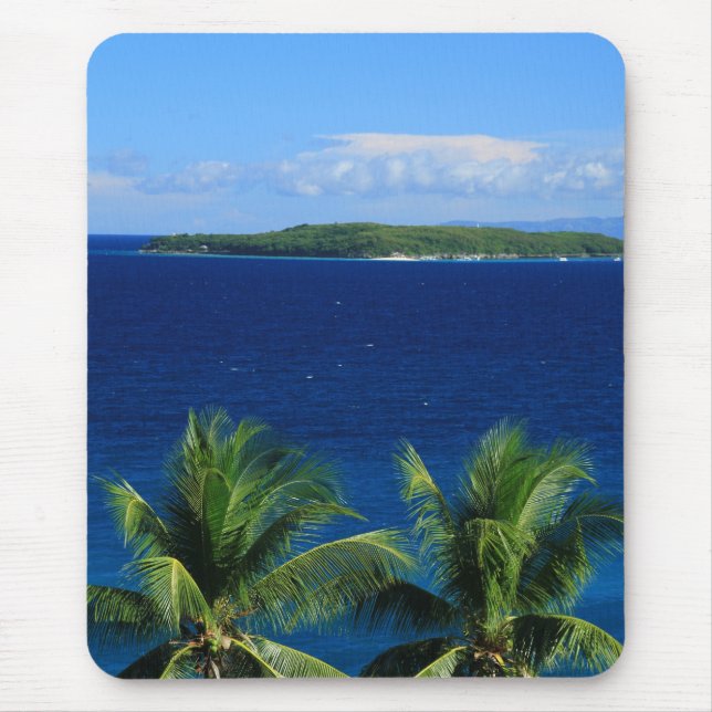 Tapis De Souris Île tropicale Mousepad (Devant)
