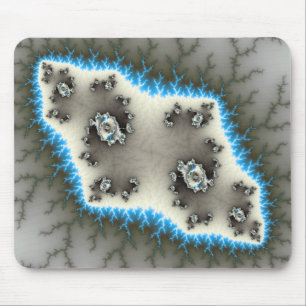 Tapis De Souris Îles Bleues - Fractal Mousepad