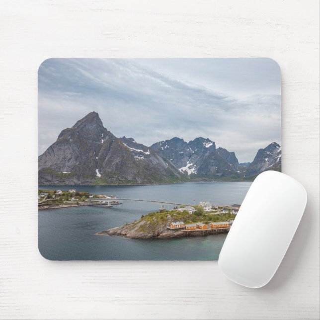 Tapis De Souris Iles Lofoten Norvège (Avec souris)