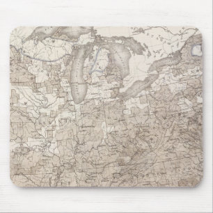 Tapis De Souris Illettrisme masculin blanc