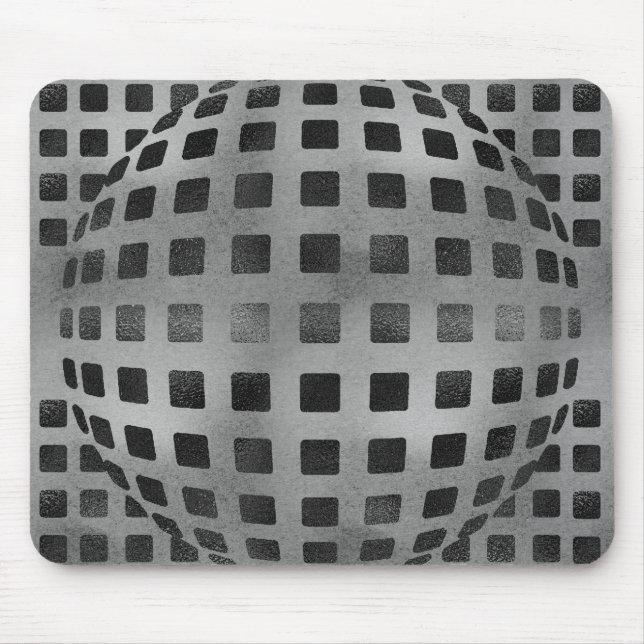 Tapis De Souris Illusion optique drôle (Devant)