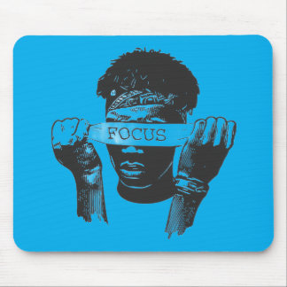 Tapis De Souris Illustration d'art de rue motivant avec un bandeau