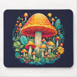 Tapis De Souris Illustration de champignons créatifs mignons