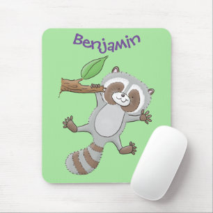 Tapis De Souris Illustration de dessin animé pour bébé joyeux Rato