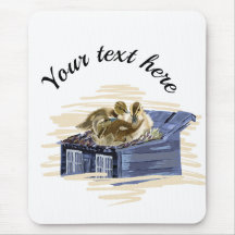 Illustration de famille de canards vectoriels