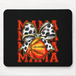 Tapis De Souris Illustration de jeu de maman de basketball Coquett
