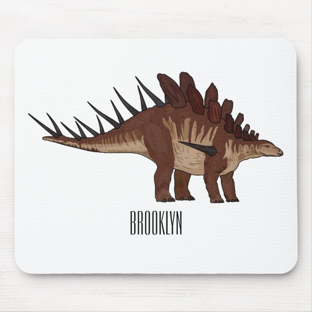 Tapis De Souris Illustration de Kentrosaurus (Devant)