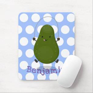 Tapis De Souris Illustration de la corde à sauter à l'avocat migno