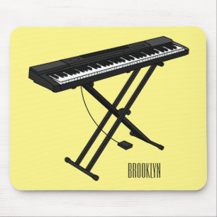 Tapis De Souris Illustration de piano clavier