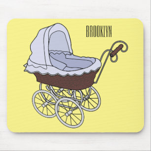 Tapis De Souris Illustration de poussette