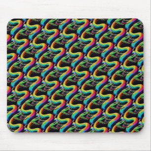 Tapis De Souris Illustration de serpent coloré