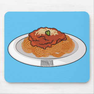 Tapis De Souris Illustration de Spaghetti