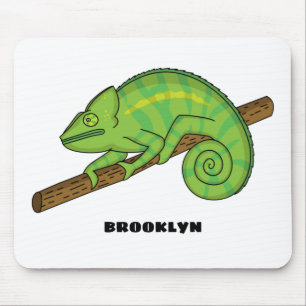 Tapis De Souris Illustration du caméléon de la parson
