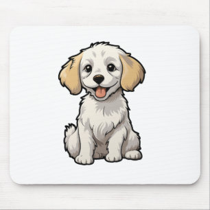 Tapis De Souris Illustration pour chien de dessin