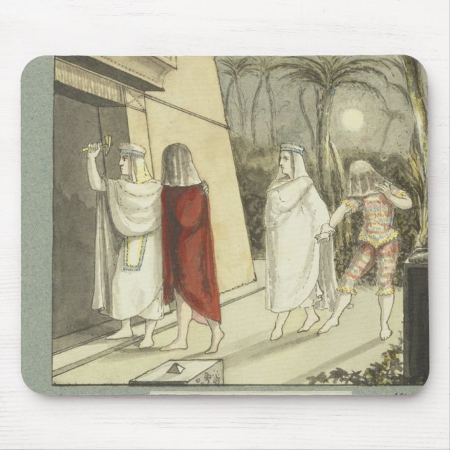 Tapis De Souris Illustration pour la cannelure magique de Mozart (Devant)
