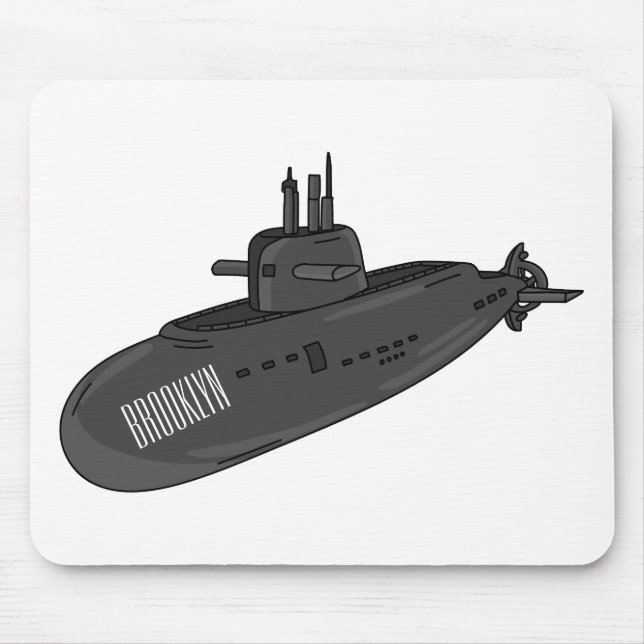 Tapis De Souris Illustration sous-marine (Devant)