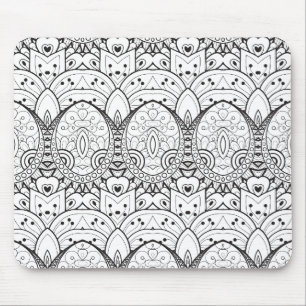 Tapis De Souris Illustration tribale inspirée