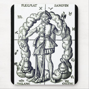 Tapis De Souris Illustration vintage des signaux zodiaques