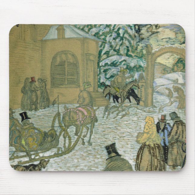 Tapis De Souris Illustraton pour "Dubrovsky", par Alexandre (Devant)