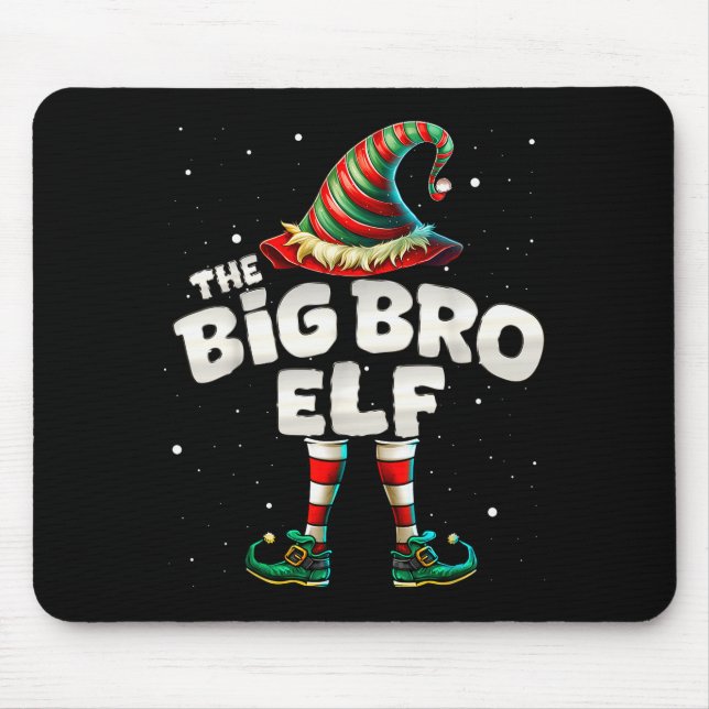 Tapis De Souris I'm The Brother Elf Family Matching Group Christma (Devant)