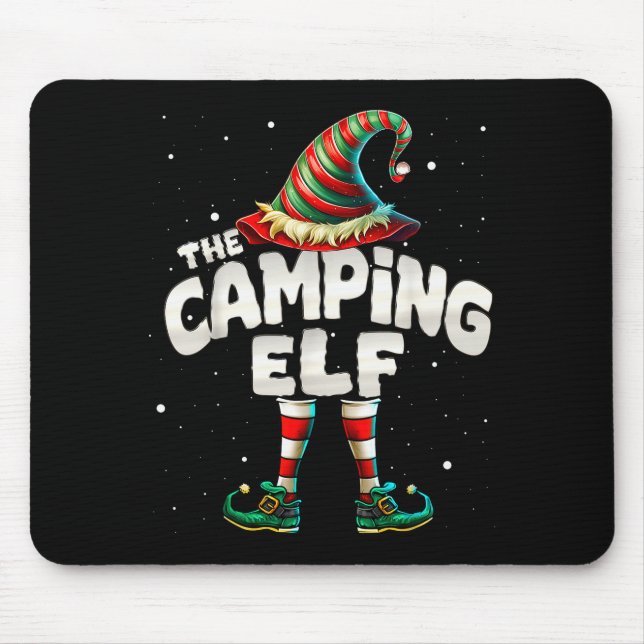 Tapis De Souris I'm The Camng Elf Family Matching Group Christmas  (Devant)