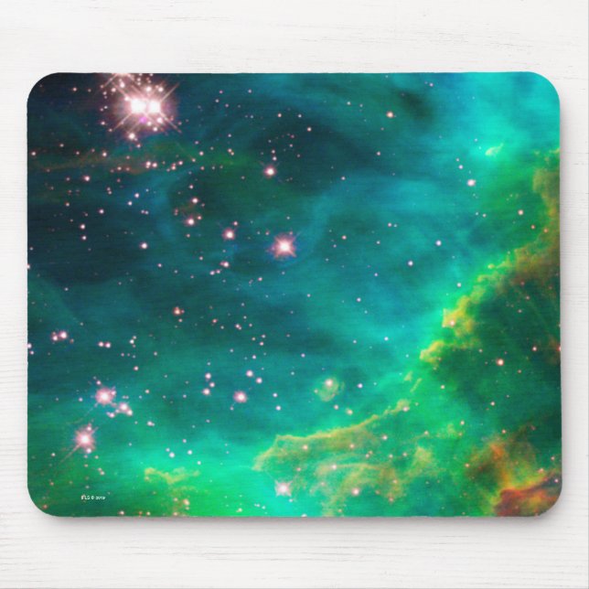 Tapis De Souris Image de galaxie de groupe d'étoile de nébuleuse (Devant)