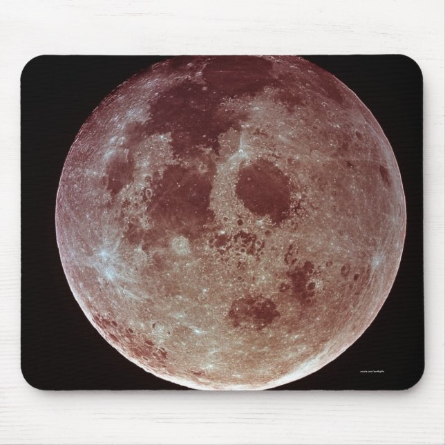 Tapis De Souris Image de la Lune de la NASA (Devant)