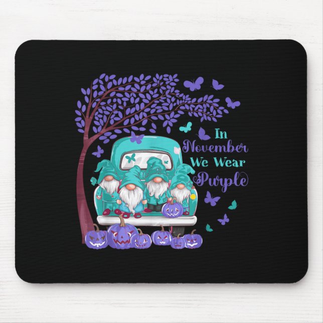 Tapis De Souris Image de sensibilisation à la santé mentale (Devant)