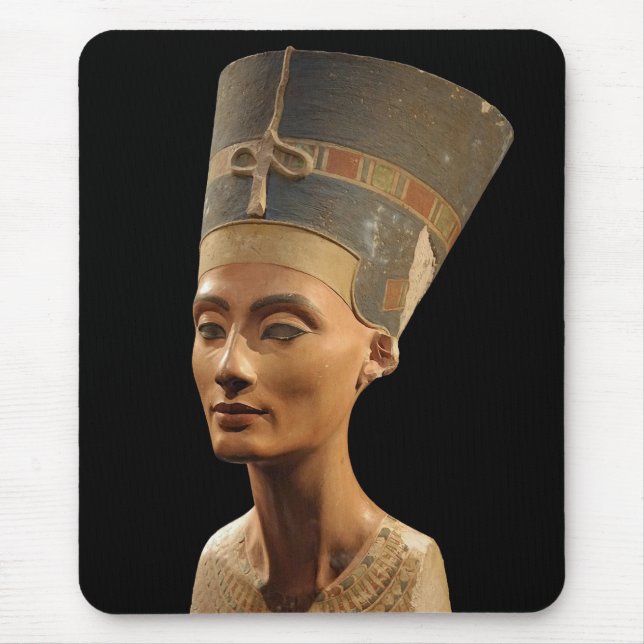 Tapis De Souris Image du buste de Nefertiti dans le musée de Neues (Devant)