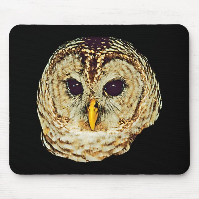 Tapis De Souris Image Mousepad de hibou (Devant)