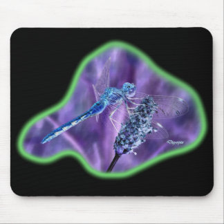 Tapis De Souris Image négative 02 de libellule