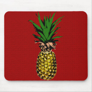 Tapis De Souris Image Newsprint ananas