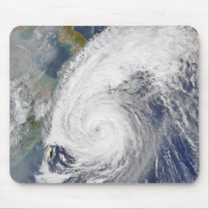 Tapis De Souris Image satellite d'un ouragan