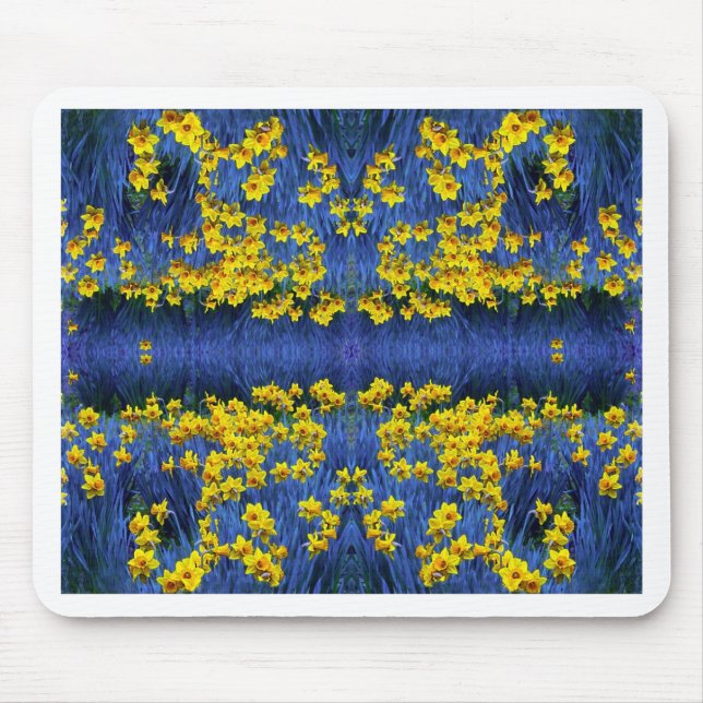 Tapis De Souris Imaginaire de printemps de Daffodil (Devant)