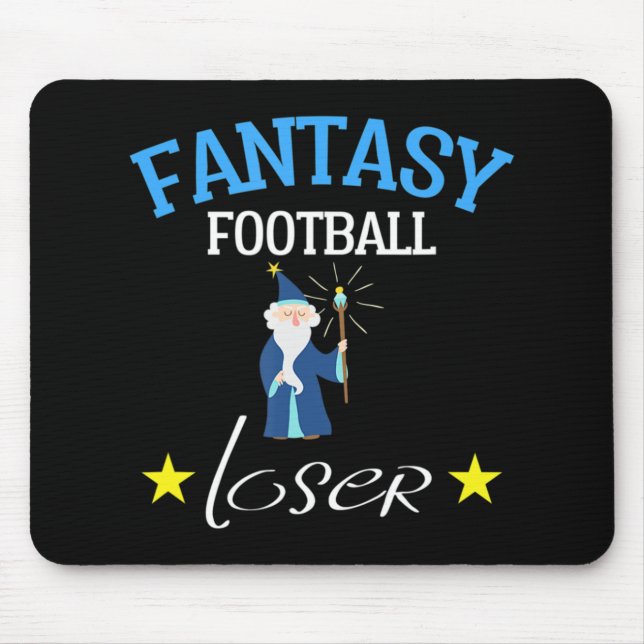 Tapis De Souris Imaginaire Football Loser Amusant Imaginaire Footb (Devant)