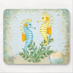 Tapis De Souris Imaginaire Seahorse et Bling