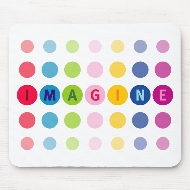 Tapis De Souris "Imagine" Mousepad (Devant)