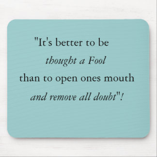 Tapis De Souris Imbéciles Mousepad