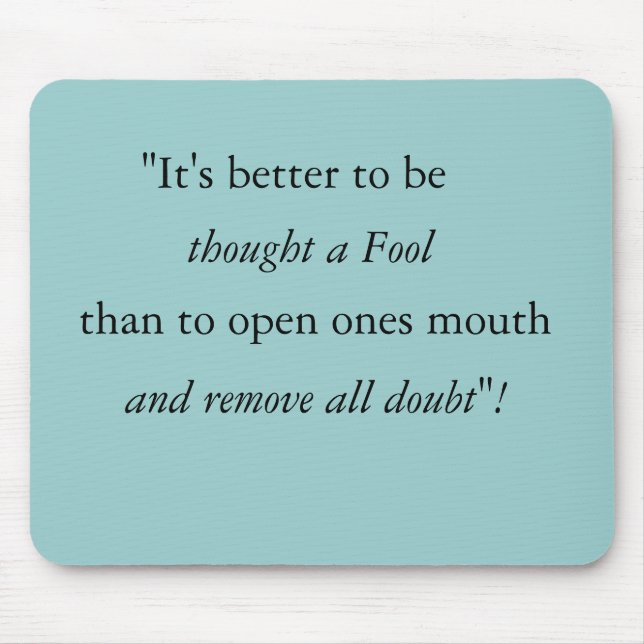 Tapis De Souris Imbéciles Mousepad (Devant)