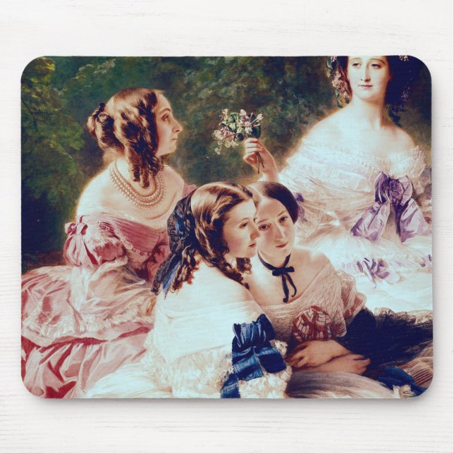 Tapis De Souris Impératrice Eugenie et ses dames dans l'attente (Devant)