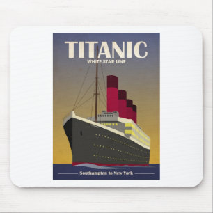 Tapis De Souris Impression Art déco Titanic Ocean Liner