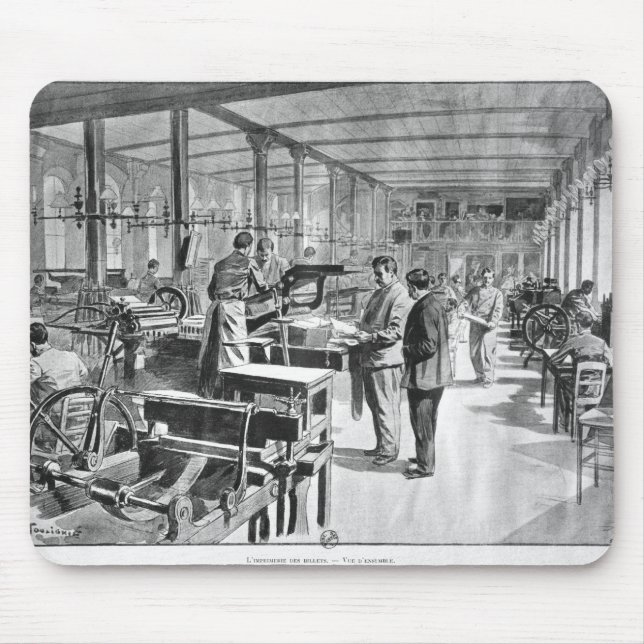 Tapis De Souris Impression des billets de banque (Devant)