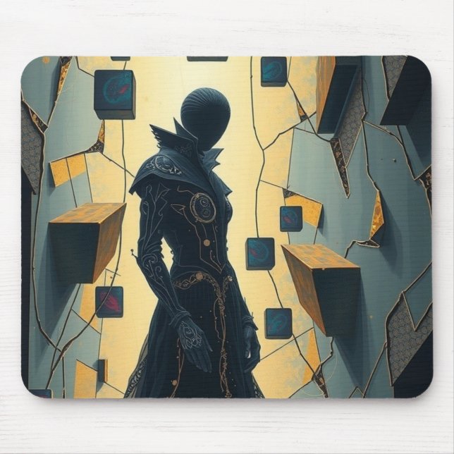 Tapis De Souris Impression d'ombre (Devant)