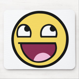 Tapis de souris impressionnant de visage