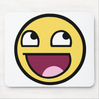 Tapis de souris impressionnant de visage